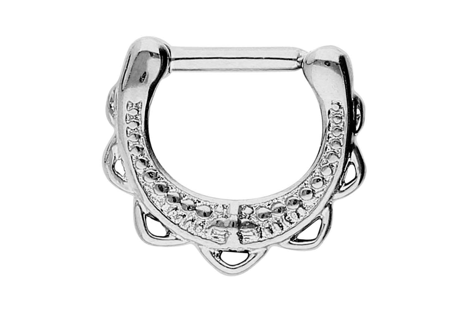 Chirurgenstahl Clicker ORIENTALISCHES DESIGN ++SALE++ von Piercingline